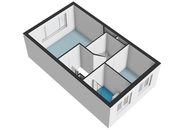 Floorplan - Langestraat 36, 2312 SL Leiden